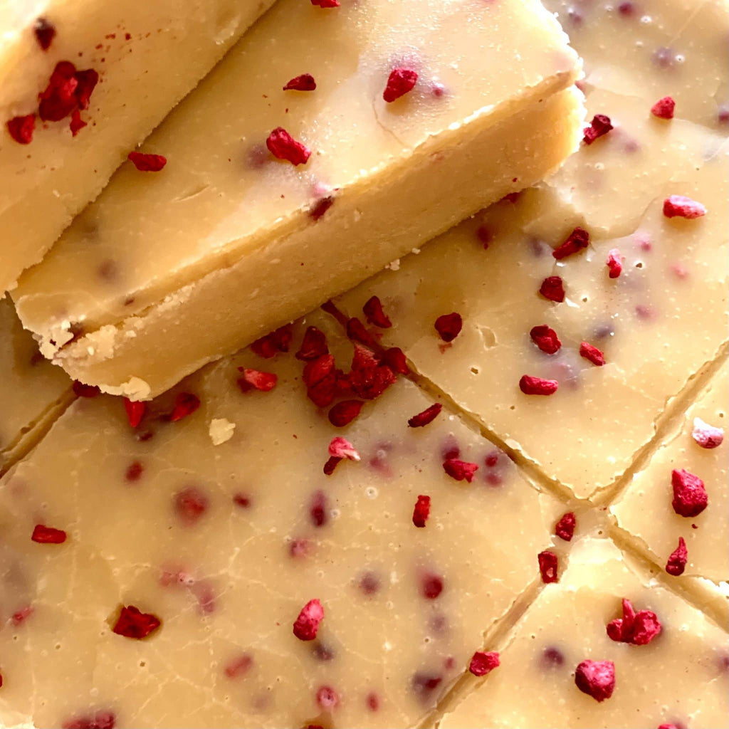 Slab Artisan Fudge - PB + J Fudge Slab - Vegan (Ltd Edition) – Feasty Vegan