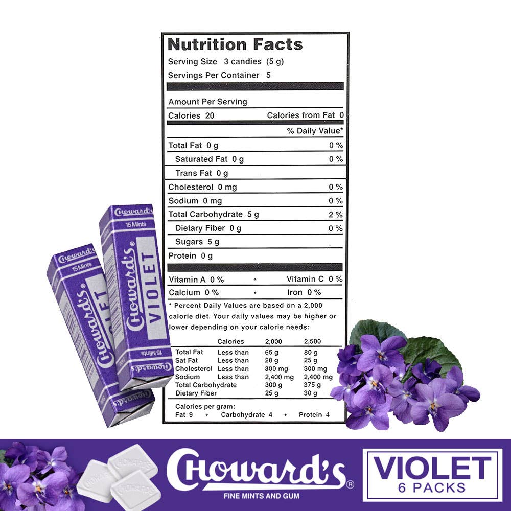 Choward's Violet Mints – Feasty Vegan