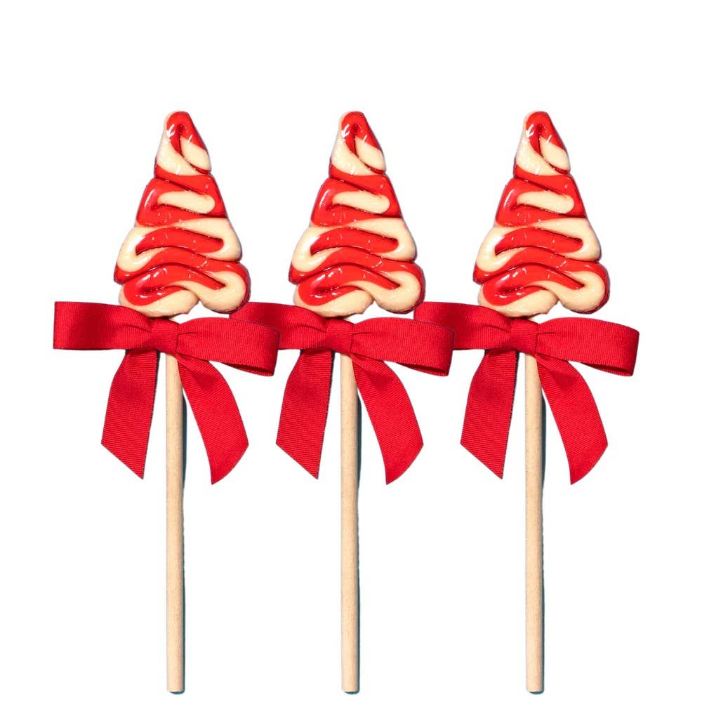 Hammond's Candies - Organic Holiday Tree Peppermint Lollipops