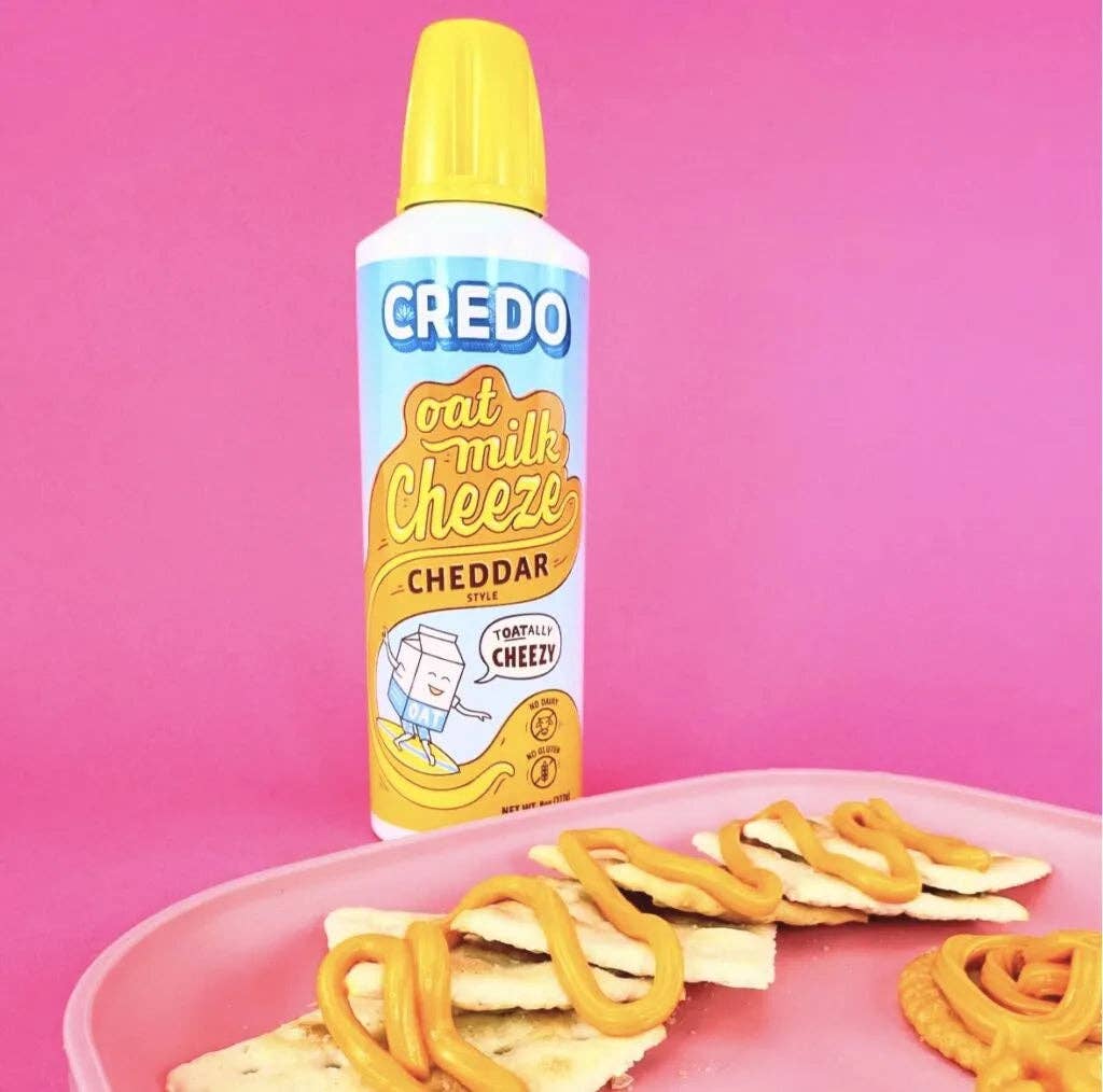Credo Foods - Oat Milk Cheddar Cheeze – Feasty Vegan
