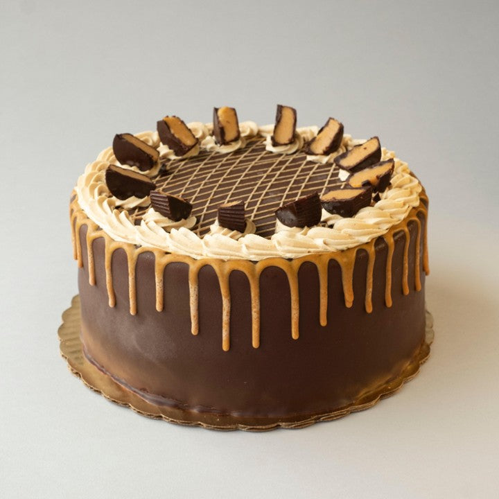Trandy Cake Vegan Treats Peanut Butter Tandy Cake - 9 inch – Feasty Vegan